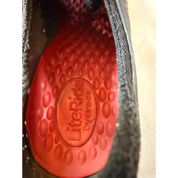 LiteRide By Crocs Mens Black Casual Shoes Size M10 Lightweight Breathable Design - Picture 8 of 8